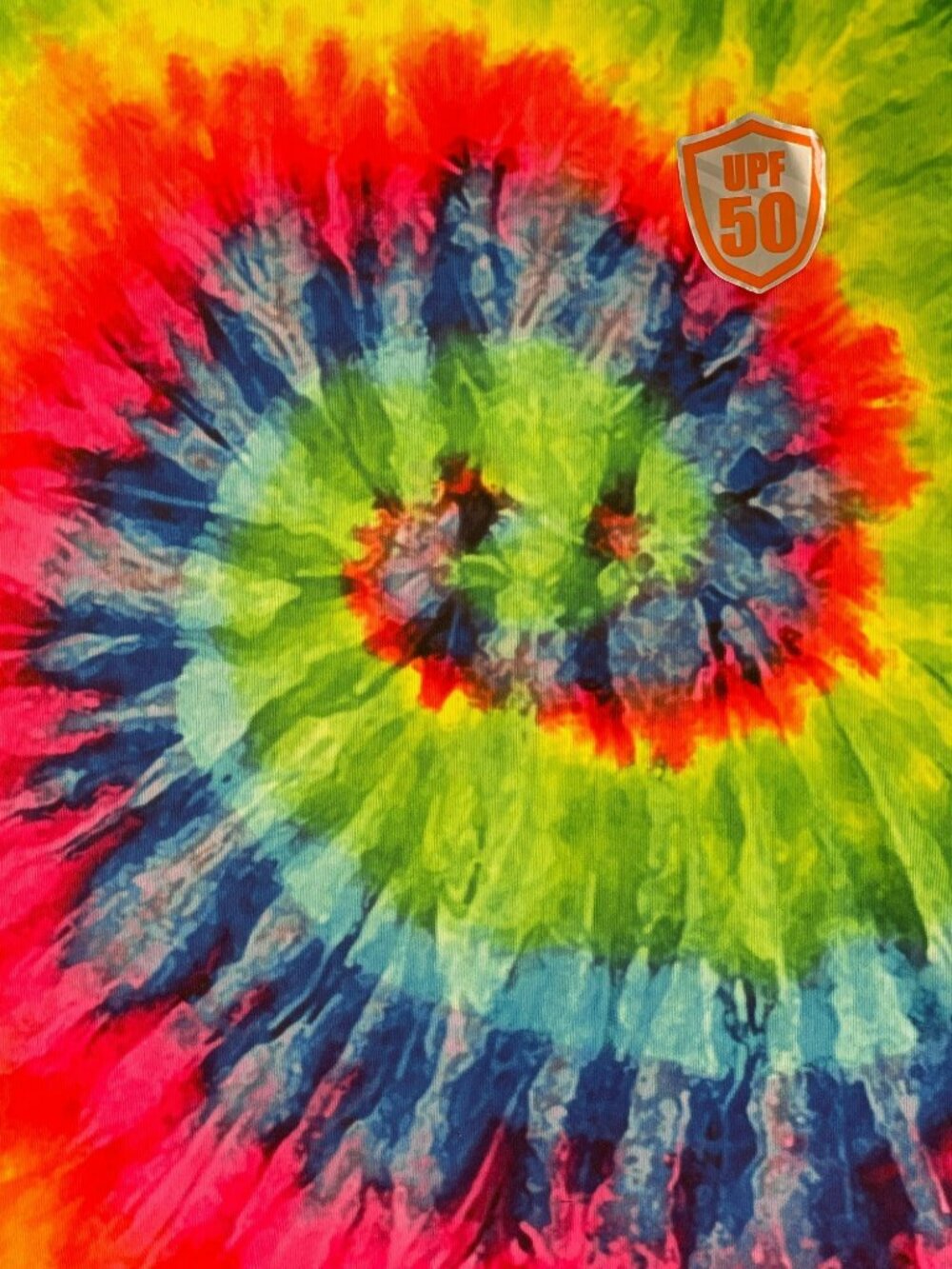 Ingear Swim Shirt UPF 50+ Long Sleeve Tie-Dye Men's Size Medium NEW - Picture 3 of 6